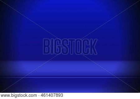 Blue Background Reflection. Vector Illustration. Stock Image.