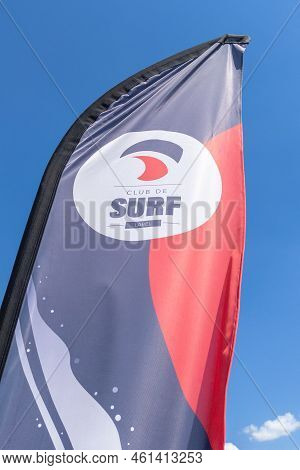 Bordeaux , Aquitaine  France - 10 09 2022 : Club De Surf Label French Surfing Label Federation Brand