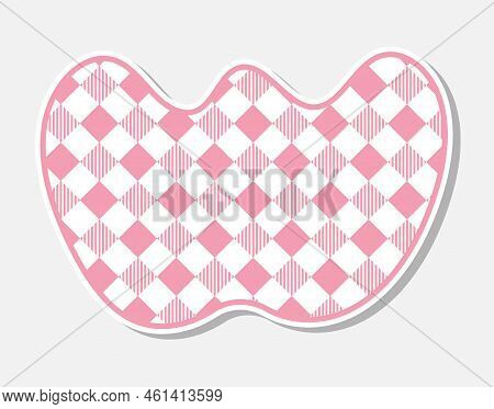 Patchwork Hand Drawn Textile Font. Cute Textile Font For Scrapbook Or Collage Design. Patchwork Alph
