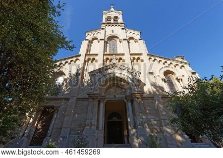 An Old Church Of Saint-flavien Dates Back To 1868 , Toulon, France.