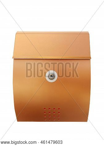Mailbox Isolated On White With Clipping Path