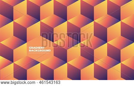 Abstract Colorful Gradient Geometric Background. Modern Background Design  For Presentation Design. 