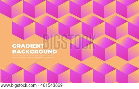 Abstract Colorful Gradient Geometric Background. Modern Background Design  For Presentation Design. 