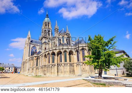 Bayeux, Normandy In Northwestern France. The Notre Dame Cathedral.