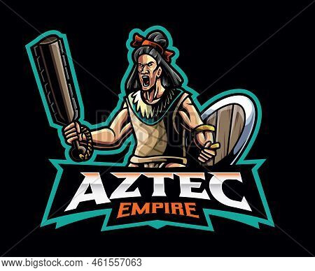 Aztec Empire Mascot Logo Design