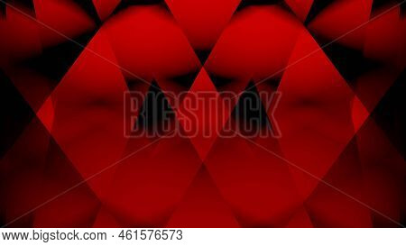 Red Abstract Polygon Background, Polygon Vector, Geometric Vector, Minimal Texture, Web Background, 