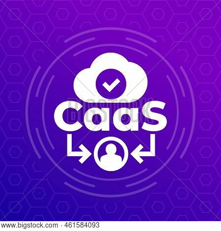 Caas, Content As A Service Vector Icon