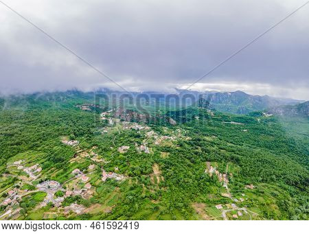 Beautiful View Of The Mountains Of Montenegro And Skadar Lake Portrait Of A Disgruntled Girl Sitting
