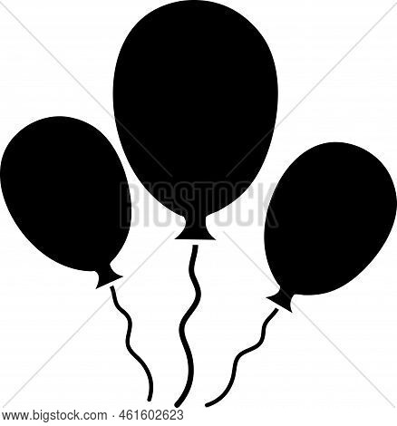 Bloons Icon In Vector. Logo Type On White Background.