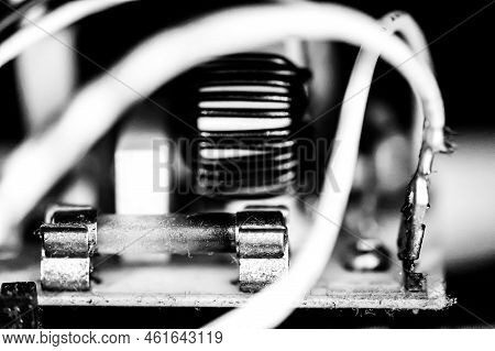 Brown Damaged Fuse That Has Blown And Defective.