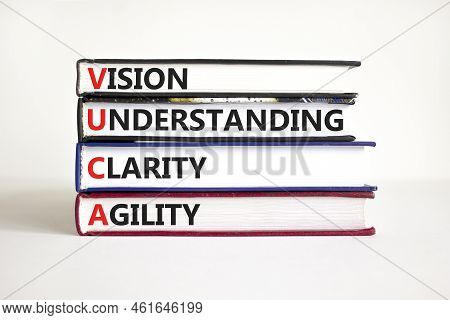 Vuca Vision Understanding Clarity Agility Symbol. Concept Words Vuca Vision Understanding Clarity Ag