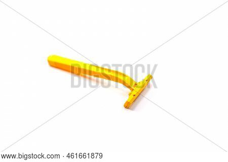 Yellow Manual Shaver For Beard And Mustache