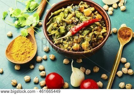 Kitchari, A Spicy Vegetarian Dish