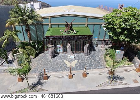 Icod De Los Vinos, Tenerife, Canary Islands, Spain, September 17, 2022: Main Entrance Of The Maripos