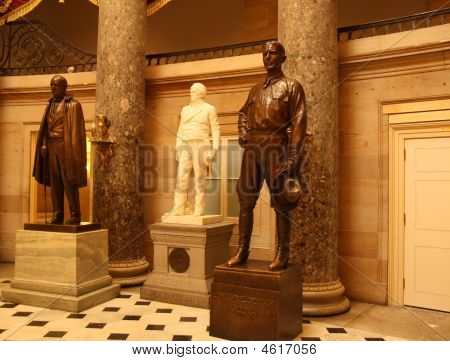 Estátuas no Statuary Hall, Washington D.c.