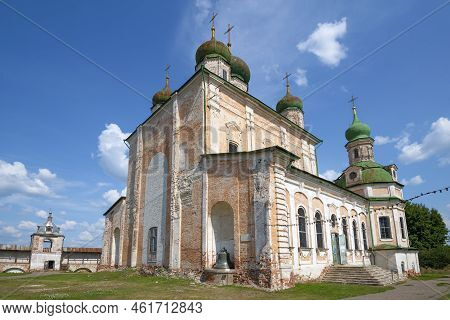 Cathedral Of The Assumption Of The Blessed Virgin In The Goritsky Assumption Monastery. Pereslavl-za