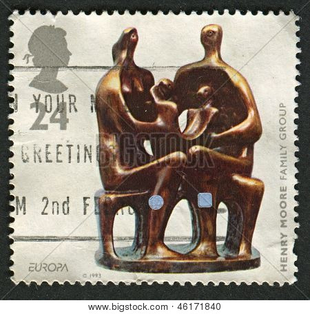 UK - CIRCA 1993: Et frimærke, trykt i UK viser billedet af 