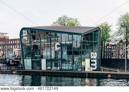 Amsterdam, Netherlands - May 6, 2022: Arcam Building. It Is The Architecture Centre Of Amsterdam