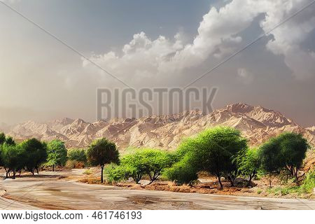 Landscaps Of Saudi Abha Yanbu Maadeena Jeddah Makkah, Realistic