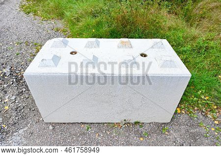 Big Concrete Lego Blocks To Stop Traffic