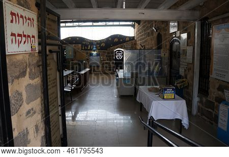 Tiberias, Israel  - May 27, 2022 : Entrance To The Rachel's Tomb