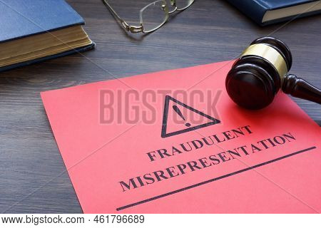 Papers About Fraudulent Misrepresentation In The Court.