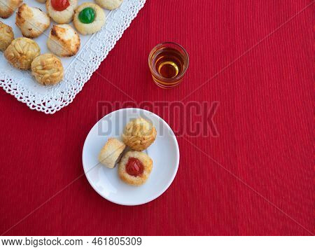 Panellets, A Typical Pastry Of Catalonia, Spain, In All Saints Holiday.