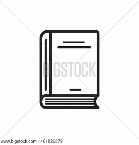 Book Icon. Education, Knowledge, Study Concept. Vector Illustration. Stock Image.
