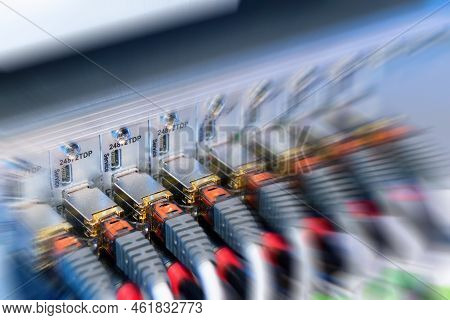 Network Kvm Equipment For Data Centers, Blur Effect
