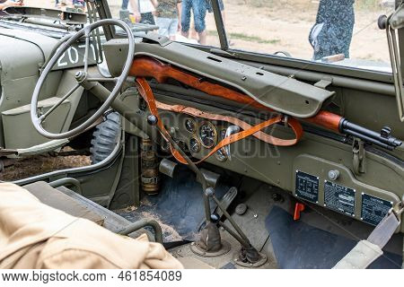 Hodonin - Panov, Czech Republic - July 20, 2022 Military Day Hodonin - Panov. Historical And Contemp