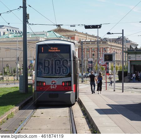 Tram In Vienna