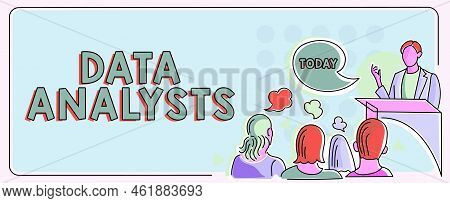 Inspiration Showing Sign Data Analysts. Business Idea Programmer Design And Create Report Identifies