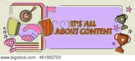 Conceptual Caption It S Is All About Content. Business Overview Express Thru Writing Information And