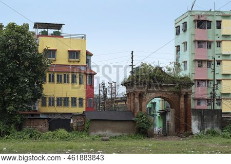 Howrah, West Bengal, India - 26th October 2020 : Newly Built Residential High Rise Flats , Real Esta
