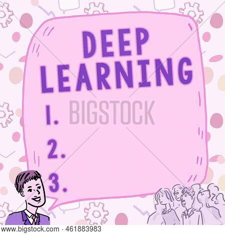 Conceptual Display Deep Learning. Conceptual Photo Hierarchical Abstractions Artificial Intelligence