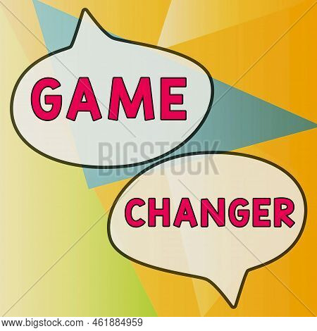 Text Caption Presenting Game Changer. Conceptual Photo Sports Data Scorekeeper Gamestreams Live Scor