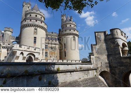Pierrefonds Is A Castle Situated In The Commune Of Pierrefonds In The Oise Department In The Region 