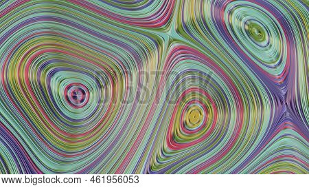 Texture Made Of Embossed, Bumped Colorful Metallic Stripes, 16x9 Landscape Orientation, Background R
