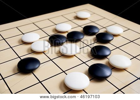 Stones On Go Board