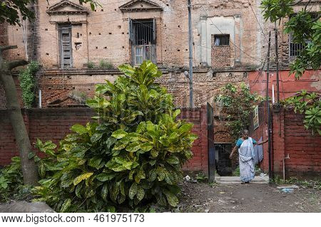 Howrah, West Bengal, India - 26th October 2020 : Andul Rajbarhi , A Palace Or Rajbari Near Kolkata I