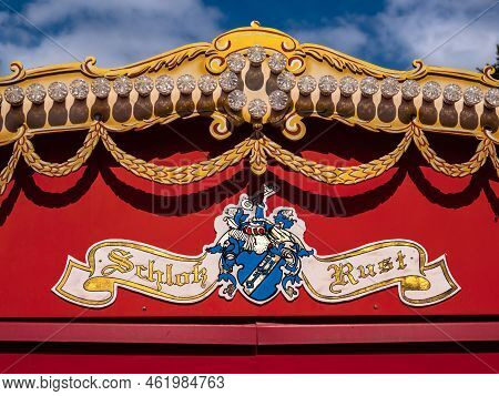 Rust, Germany - September 1, 2022: Schloss Rust In Europa-park, The Largest Theme Park In Germany, A