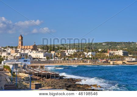 Panoramic view of Santa Maria di Leuca. Puglia. Italy.