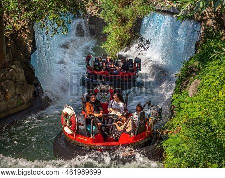 Rust, Germany - September 1, 2022: Europa-park Is The Largest Theme Park In Germany, And The Second 