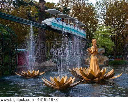 Rust, Germany - September 1, 2022: Europa-park Is The Largest Theme Park In Germany, And The Second 