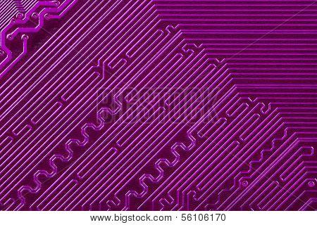 Red electronic circuit board