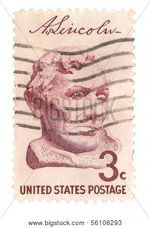 Vereinigte Staaten Briefmarke von Abraham Lincoln