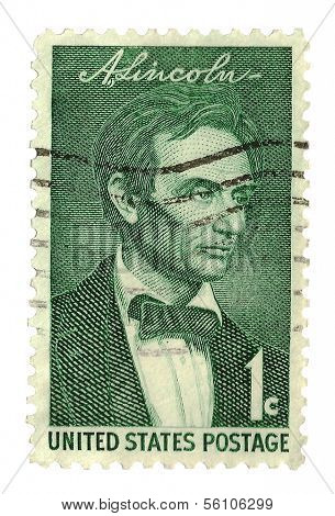 Vereinigte Staaten Briefmarke von Abraham Lincoln