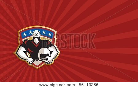 American Football Tackle Linebacker Helmet Shield