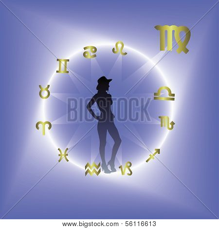 Horoscope circle Virgo