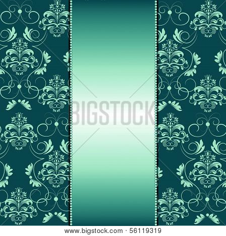 Ornate floral seamless texture, endless pattern with flowers.